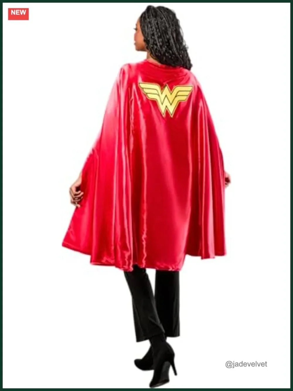 Wonder Woman Costume Cape for Women Licensed DC Comics Cosplay Halloween Wrap